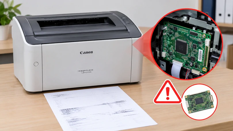 Dấu hiệu nhận biết máy in canon 2900 bị hỏng formatter