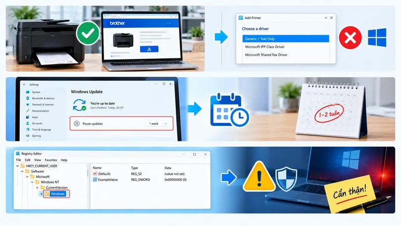 Cách ngắn chặn lỗi 0x0000709 trở lại