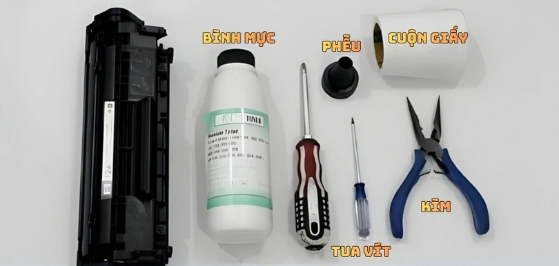 Các bước nạp mực cho máy in của bạn