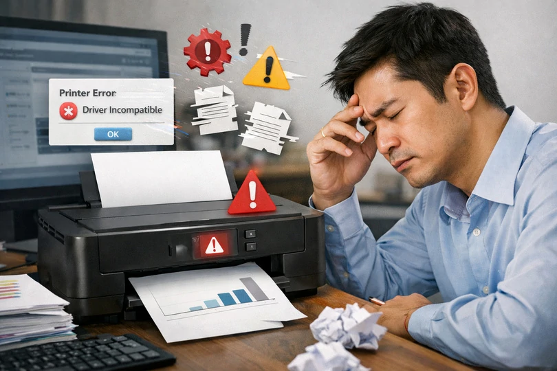 Lỗi cài đặt máy in