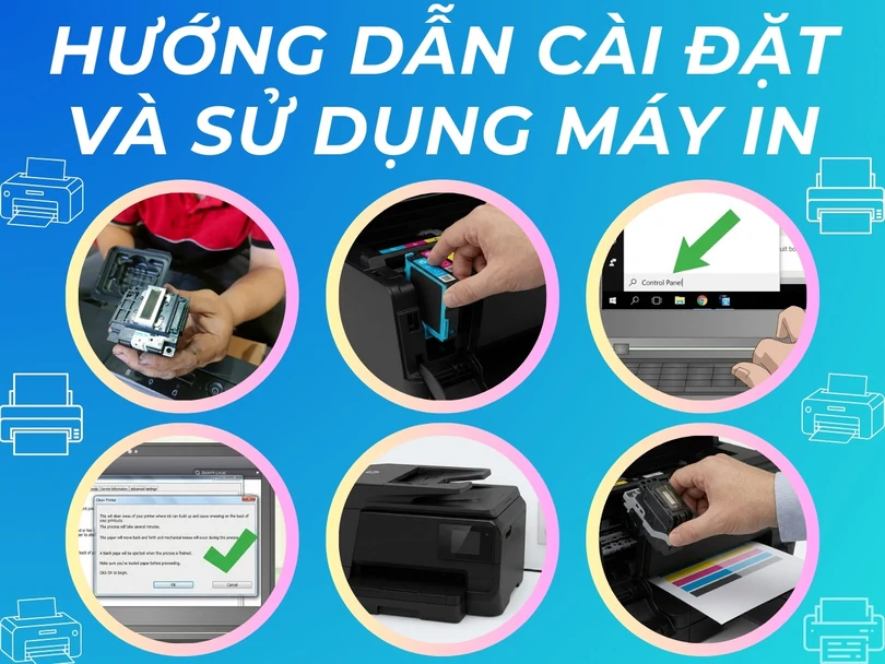 Hướng dẫn vệ sinh đầu phun máy in hiệu quả