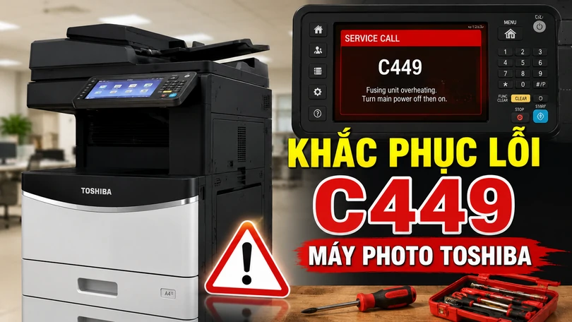 Khắc Phục Lỗi C449 Máy Photo Toshiba