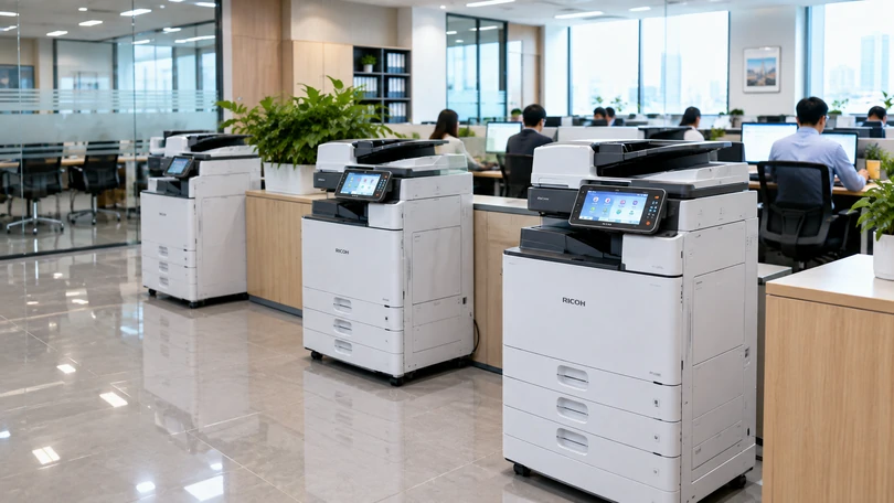 Ảnh: Các dòng máy in ricoh tại doanh nghiệp