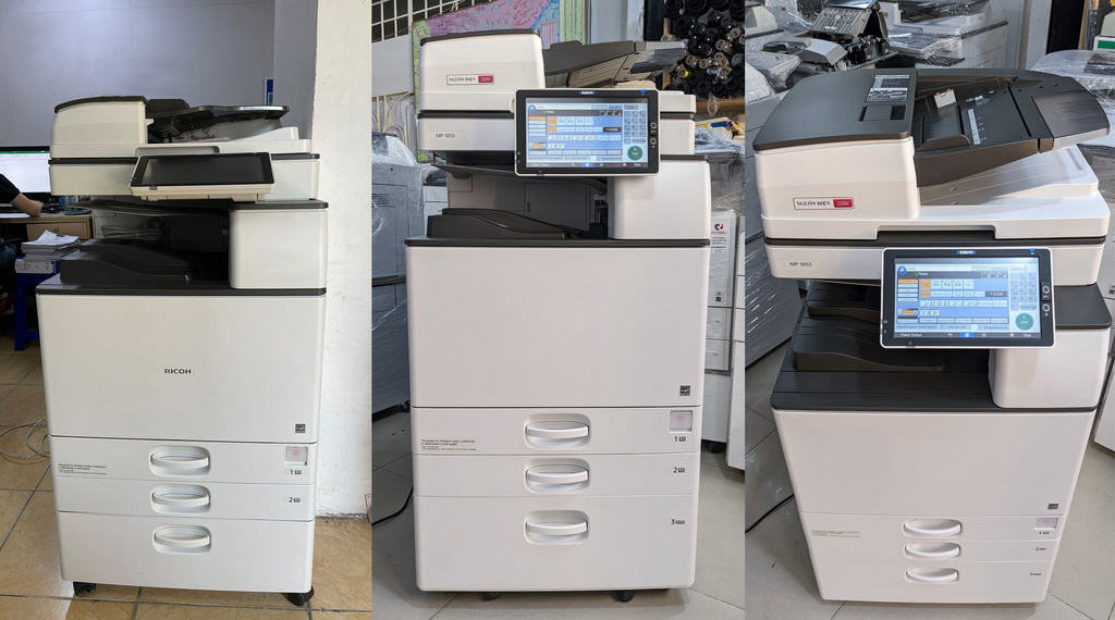 Giới thiệu sản phẩm máy photocopy Ricoh MP 5055