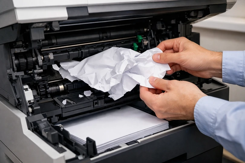 Máy photocopy thường xuyên bị kẹt giấy (Paper Jam)