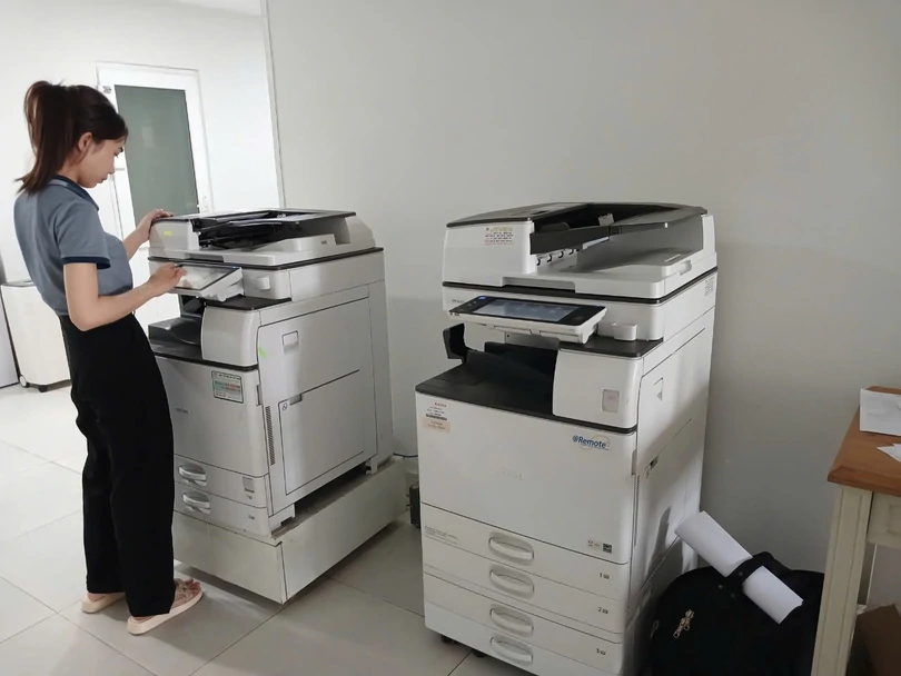 Các bước để tiến hành photocopy tự động
