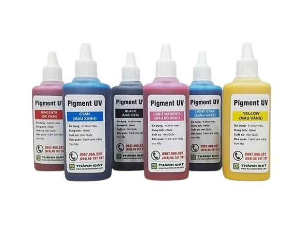 Mực dầu UV Dye 6 màu - 100ml