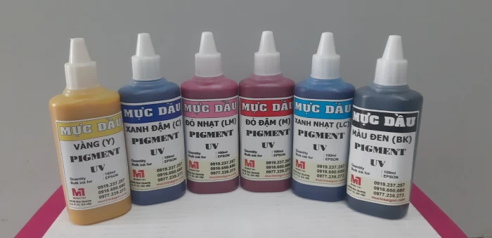 Mực dầu UV Dye 6 màu T673 - 100ml