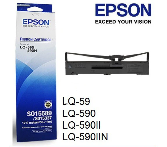 Ruy băng Epson LQ-590 (S015589) Black, Ribbon Cartridge